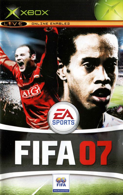 Manual for FIFA Soccer 07 (Xbox): Front