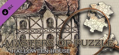 Front Cover for Masters of Puzzle: Halloween Edition - Pumpkin Garden House (Macintosh and Windows) (Steam release)