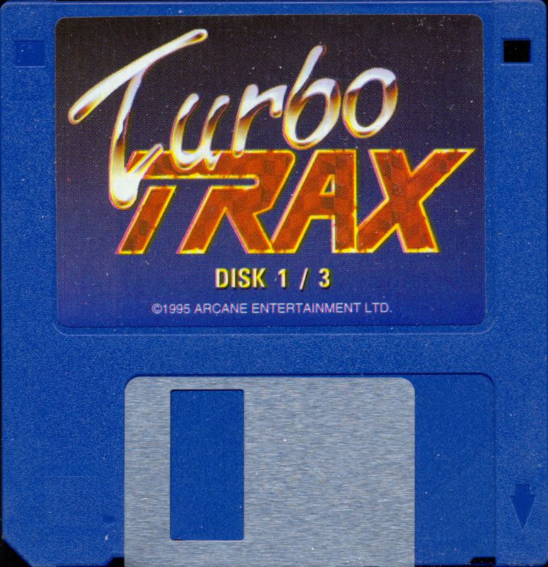 Media for Turbo Trax (Amiga): Disk 1 of 3