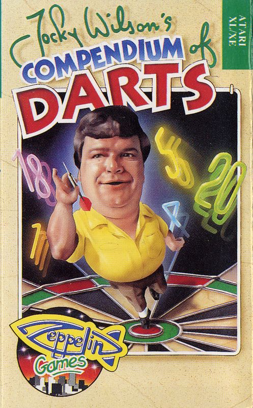 Front Cover for Jocky Wilson's Compendium of Darts (Atari 8-bit): Left