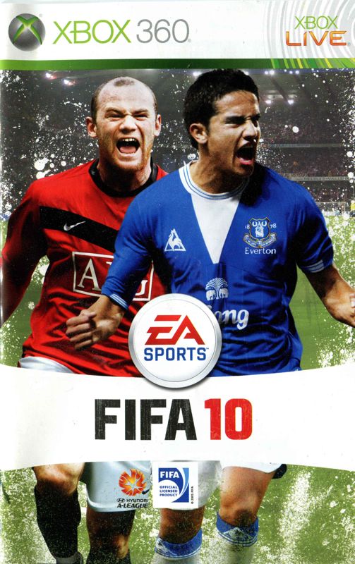 Manual for FIFA Soccer 10 (Xbox 360): Front