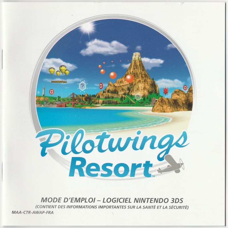 Pilotwings Resort cover or packaging material - MobyGames