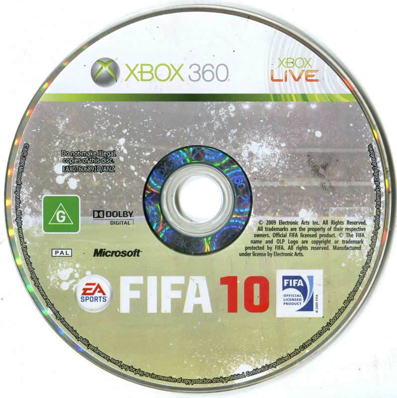 Media for FIFA Soccer 10 (Xbox 360)