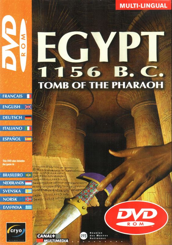 Front Cover for Egypt 1156 B.C.: Tomb of the Pharaoh (Windows) (Multi-lingual DVD edition)