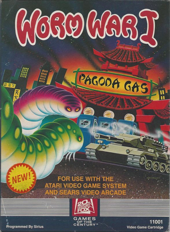 Front Cover for Worm War I (Atari 2600)