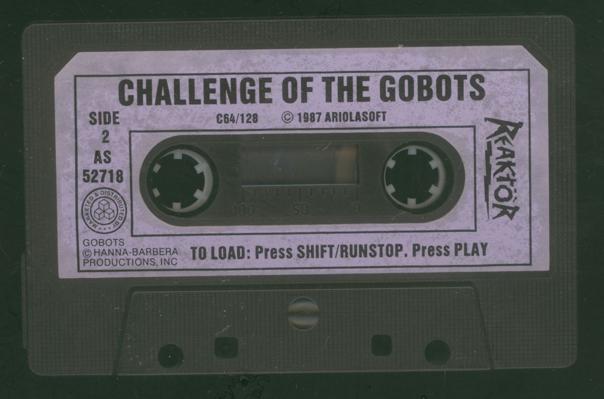 Media for Challenge of the Gobots (Commodore 64)