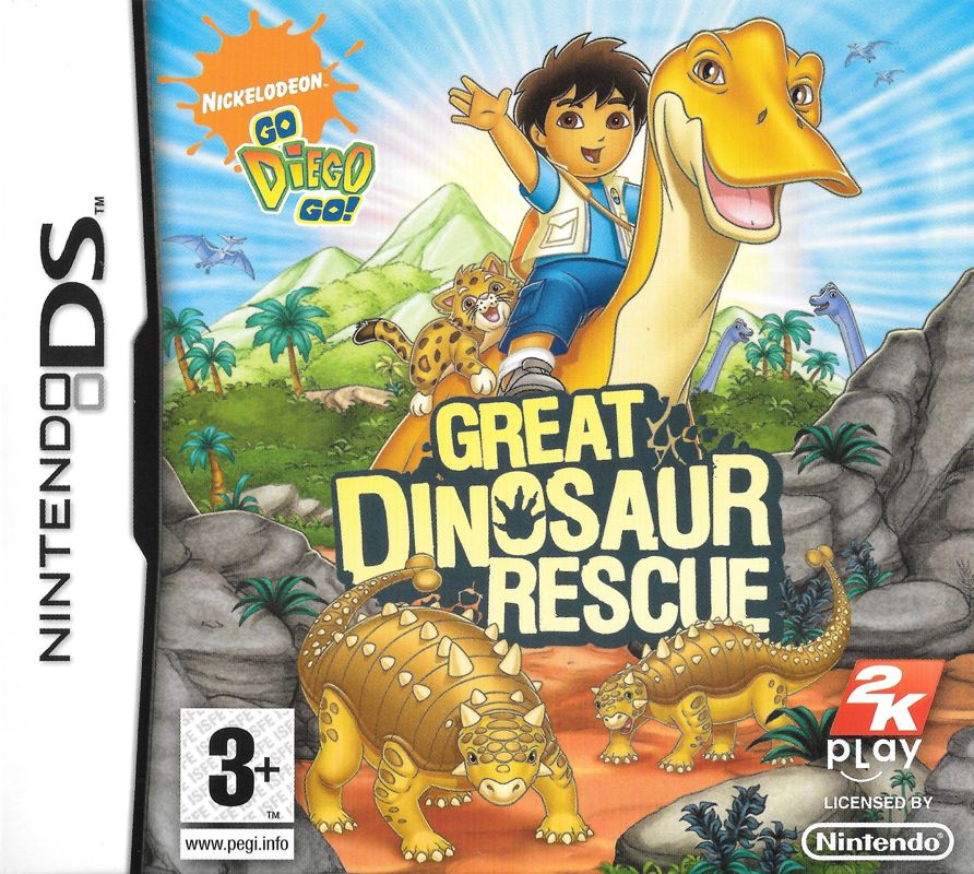 Front Cover for Go, Diego, Go! Great Dinosaur Rescue (Nintendo DS)