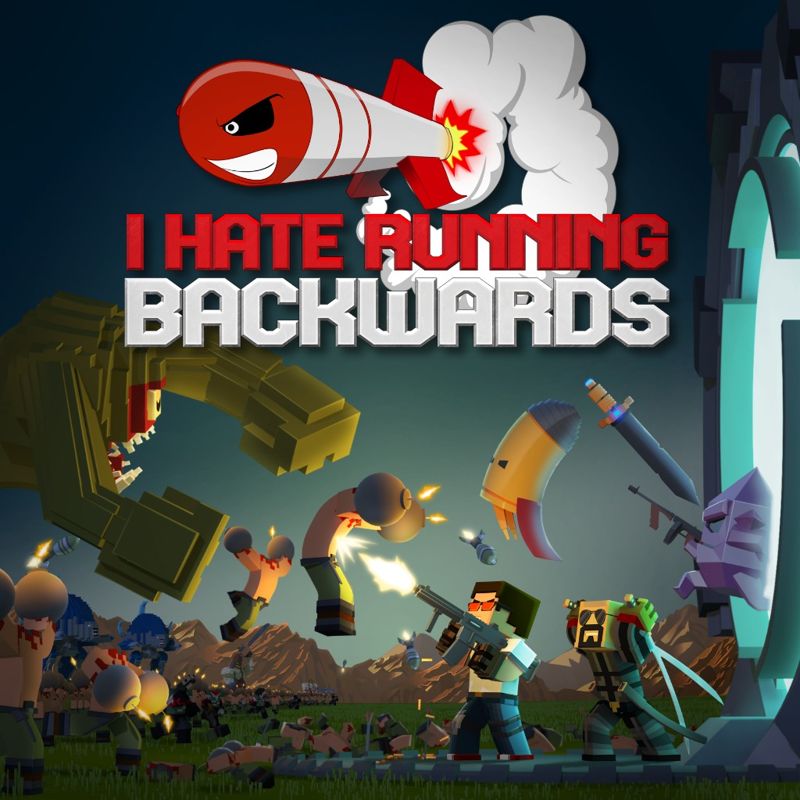 Front Cover for I Hate Running Backwards (PlayStation 4) (download release)