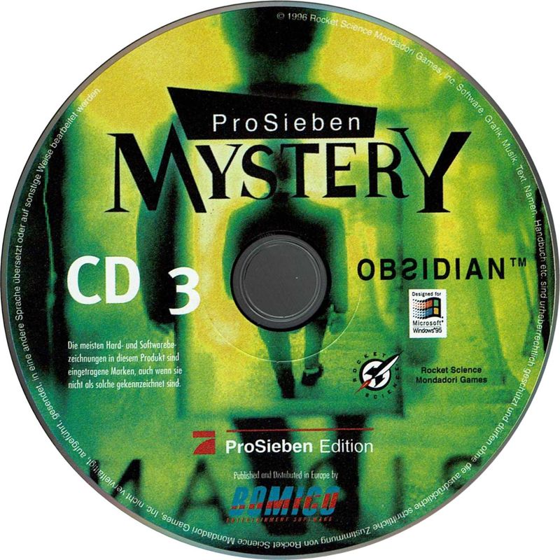 Media for Obsidian (Windows) (Soft Price release): Disc 3