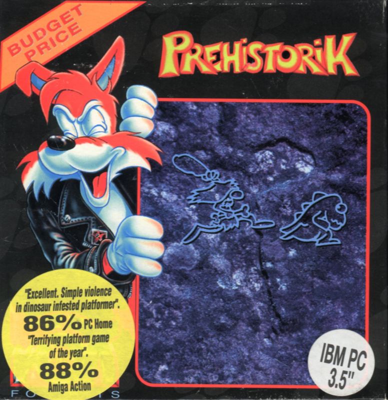 Front Cover for Prehistorik (DOS)