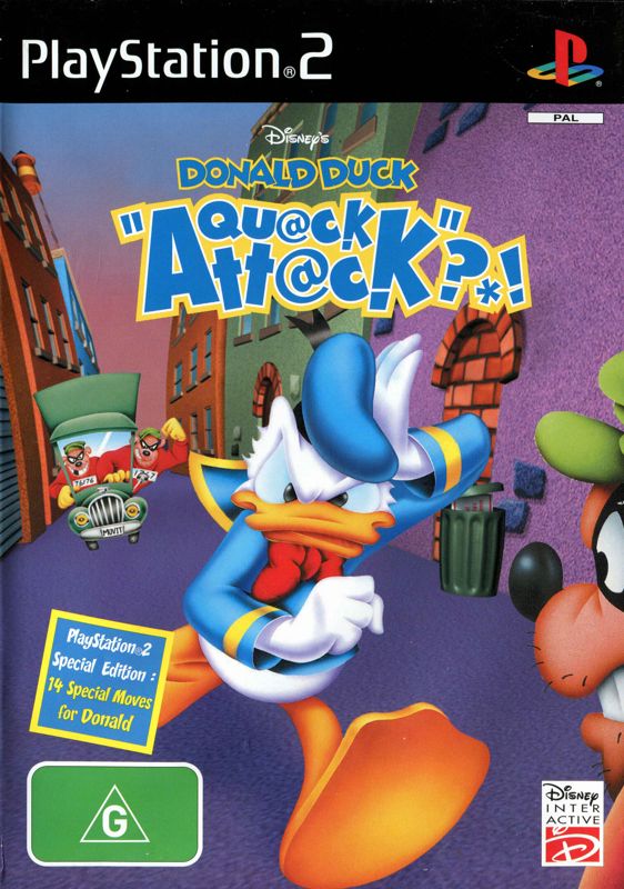 Front Cover for Disney's Donald Duck: Goin' Quackers (PlayStation 2)