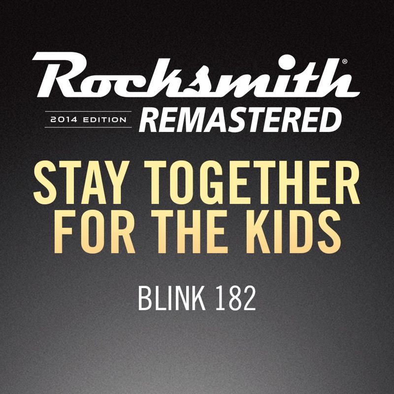 Front Cover for Rocksmith 2014 Edition: Remastered - blink-182: Stay Together for the Kids (PlayStation 3 and PlayStation 4) (download release)