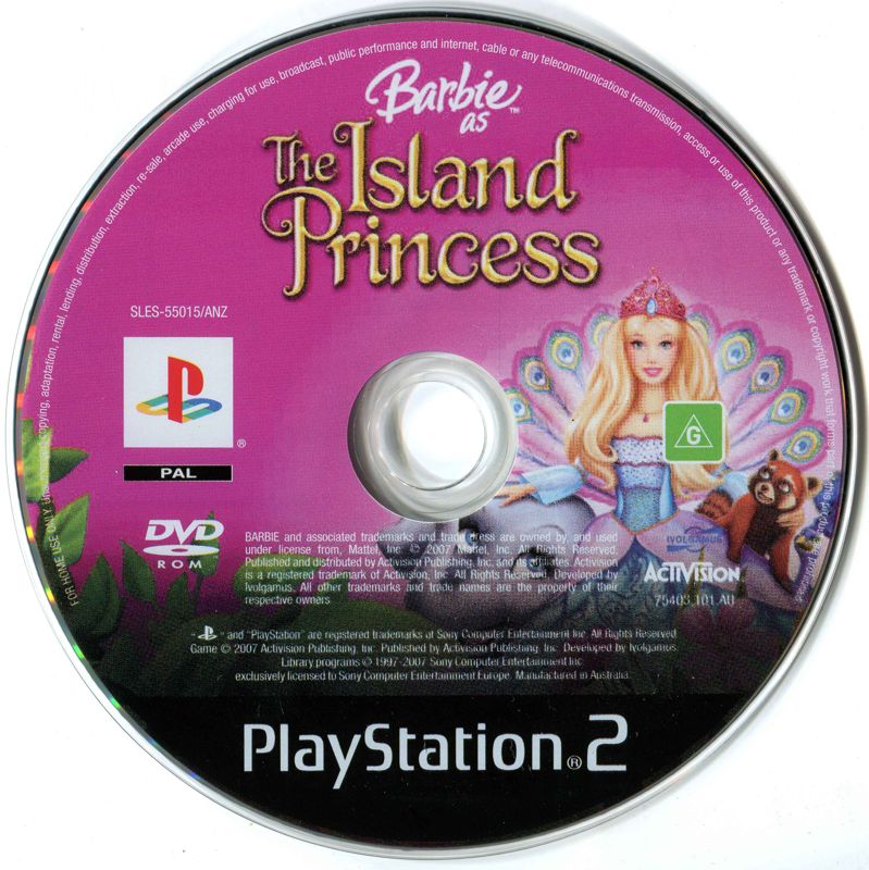 Barbie Playstation2 The Island Princess