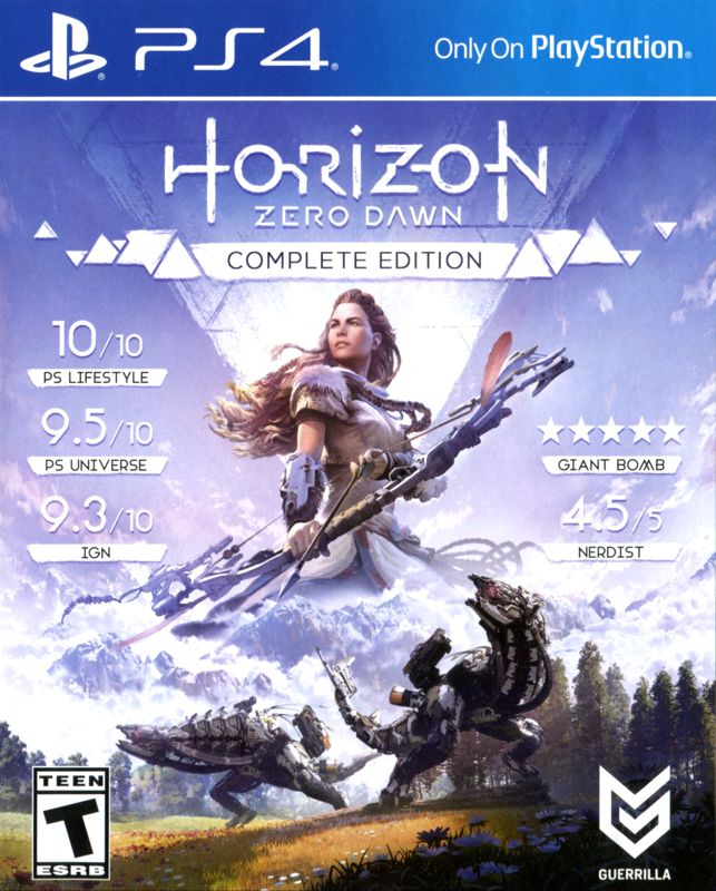 Front Cover for Horizon: Zero Dawn - Complete Edition (PlayStation 4)
