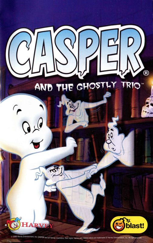Manual for Casper and the Ghostly Trio (PlayStation 2): Front