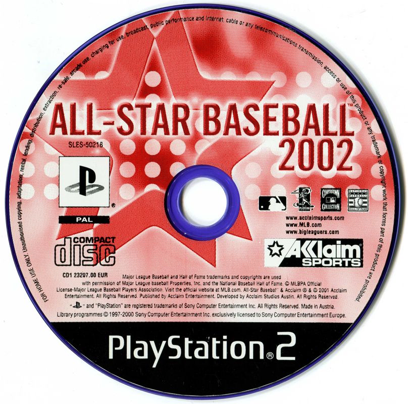 Media for All-Star Baseball 2002 (PlayStation 2)