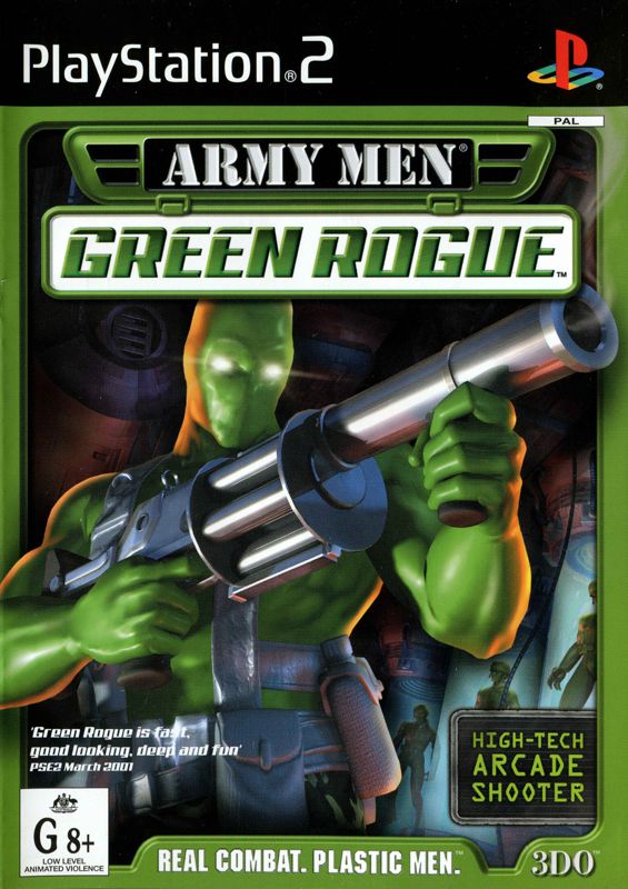Front Cover for Army Men: Green Rogue (PlayStation 2)