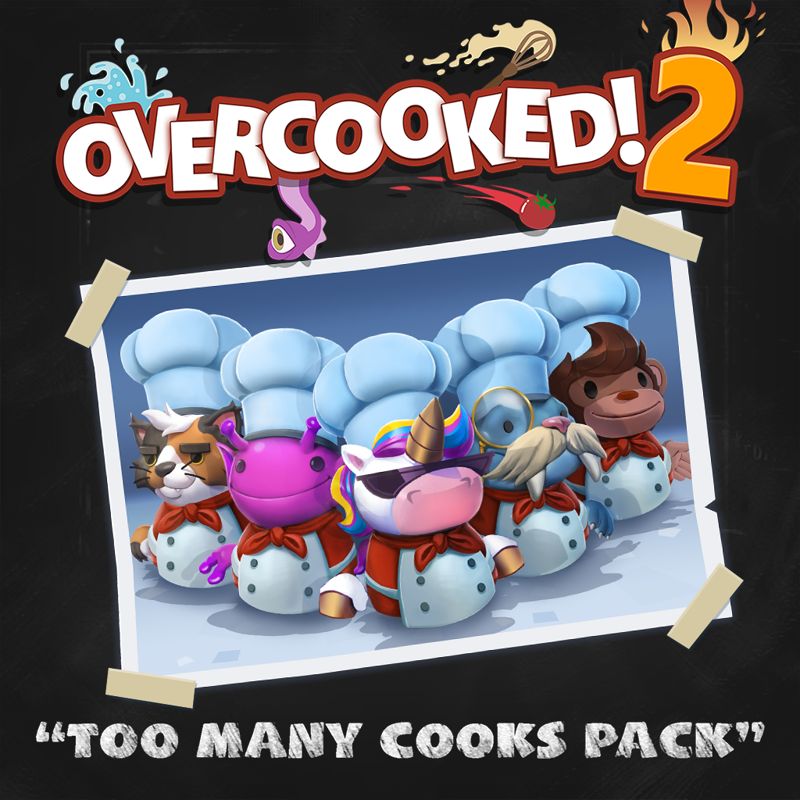 Front Cover for Overcooked! 2: Too Many Cooks Pack (PlayStation 4) (download release)