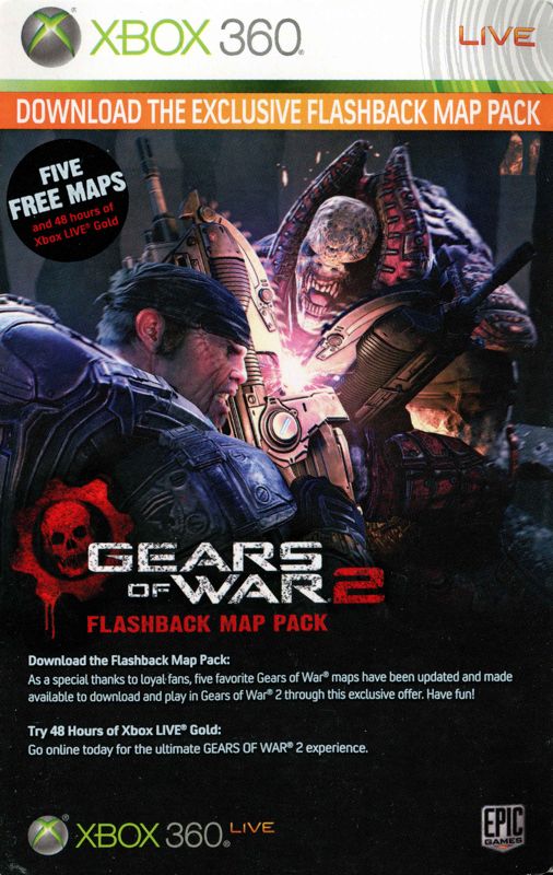 Extras for Gears of War 2 (Xbox 360): Map card - front