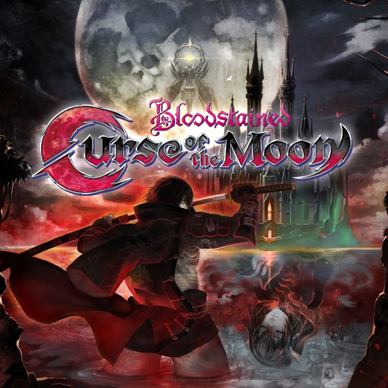 Front Cover for Bloodstained: Curse of the Moon (PS Vita and PlayStation 4) (download release)