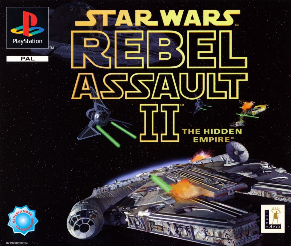Front Cover for Star Wars: Rebel Assault II - The Hidden Empire (PlayStation)