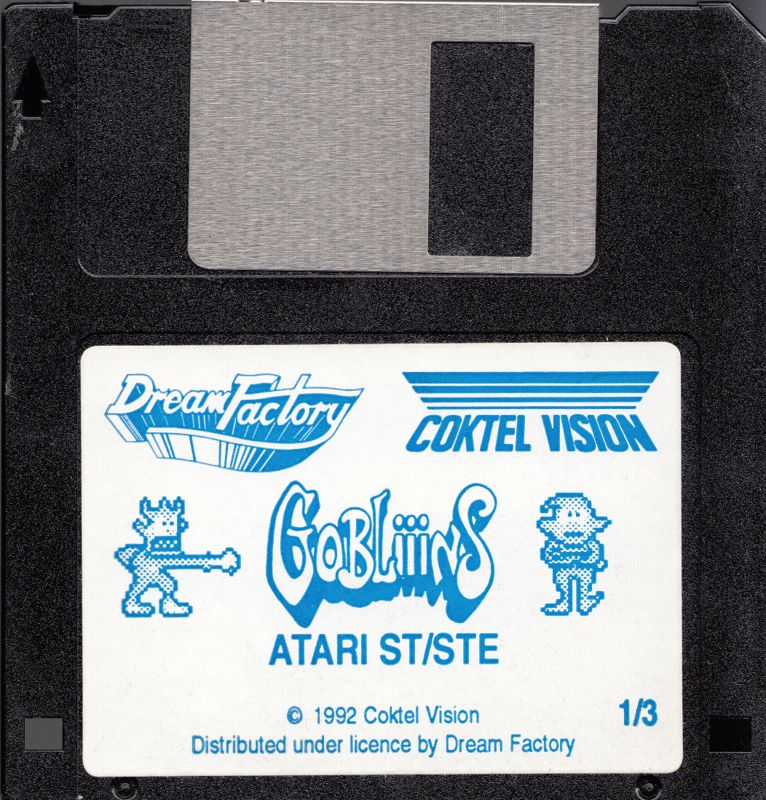 Media for Gobliiins (Atari ST): Disk 1/3
