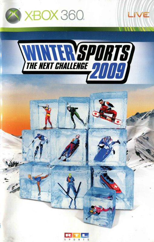 Manual for Winter Sports 2: The Next Challenge (Xbox 360): Front