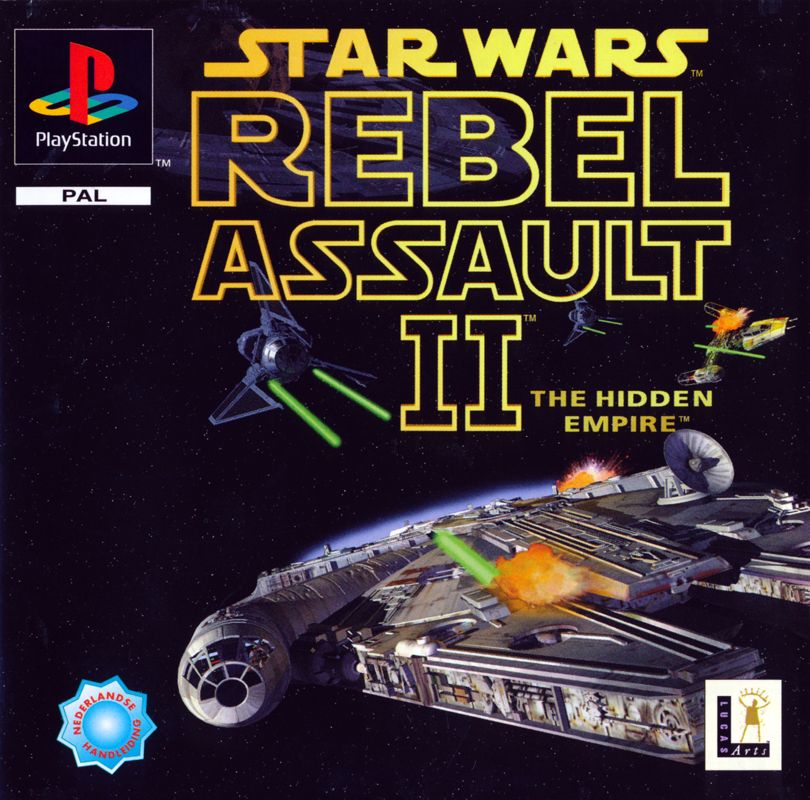 Manual for Star Wars: Rebel Assault II - The Hidden Empire (PlayStation): Front