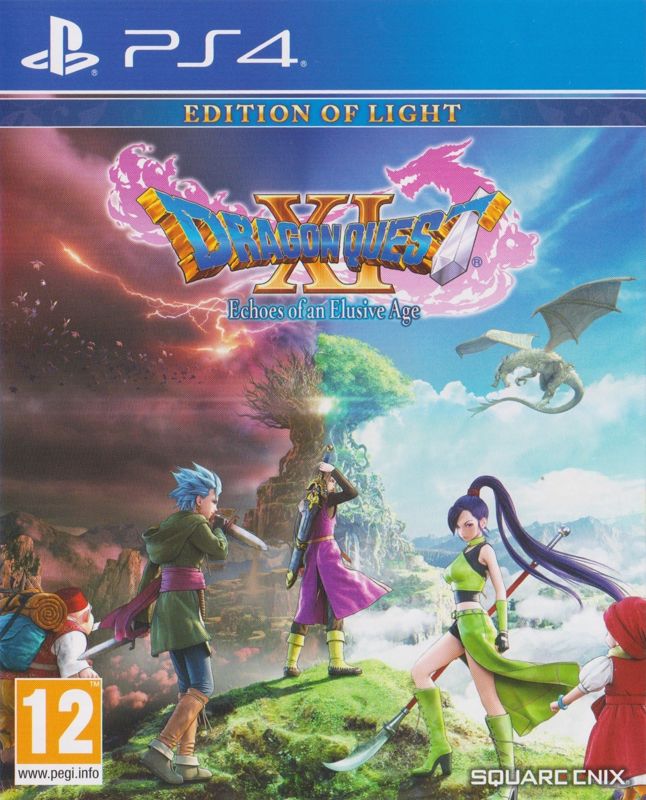 Front Cover for Dragon Quest XI: Echoes of an Elusive Age - Digital Edition of Light (PlayStation 4)