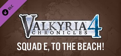 Front Cover for Valkyria Chronicles 4: Squad E, to the Beach! (Windows) (Steam release)