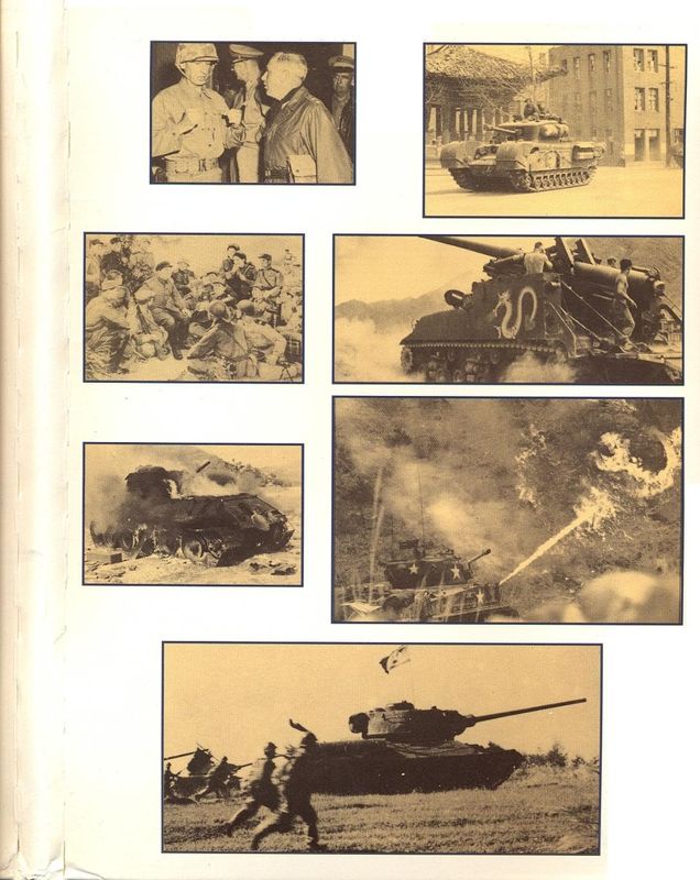 Inside Cover for MacArthur's War: Battles for Korea (Commodore 64)