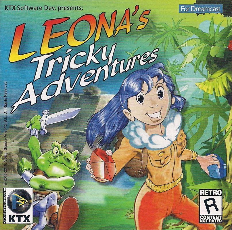 Front Cover for Leona's Tricky Adventures (Dreamcast) (Game works also on NTSC systems)