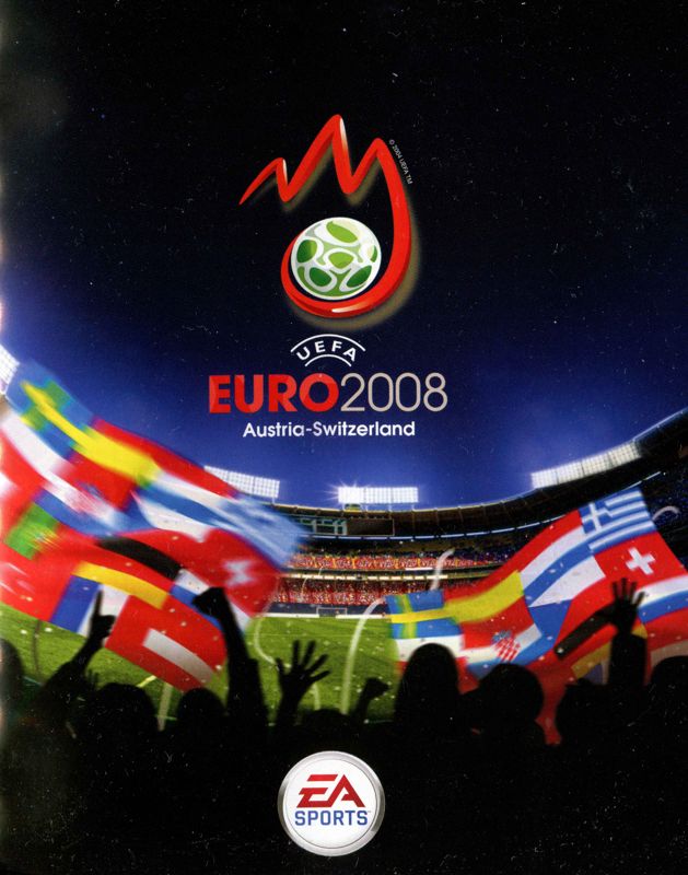 Manual for UEFA Euro 2008 (PlayStation 3): Front