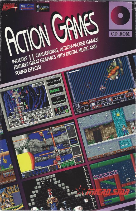 Front Cover for Action Games (DOS)