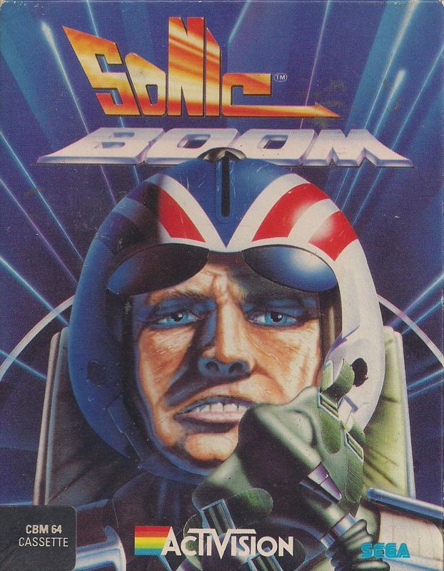 Front Cover for Sonic Boom (Commodore 64)