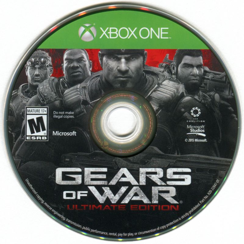 Gears of War Ultimate Edition cover or packaging material MobyGames