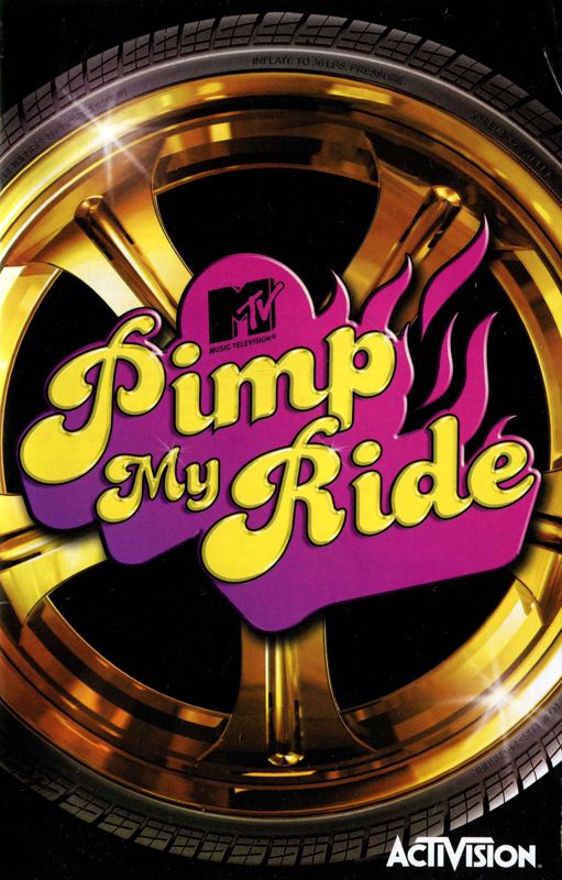 Manual for MTV Pimp My Ride (PlayStation 2): Front