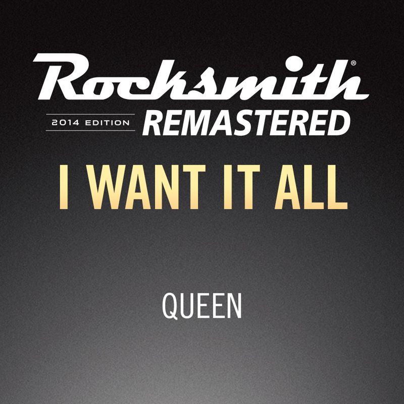 Front Cover for Rocksmith: All-new 2014 Edition - Queen: I Want It All (PlayStation 3 and PlayStation 4) (download release)