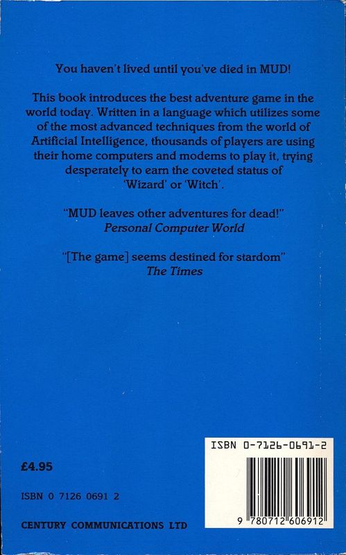 Manual for MicroMud (Commodore 64): Introduction to MUD Back