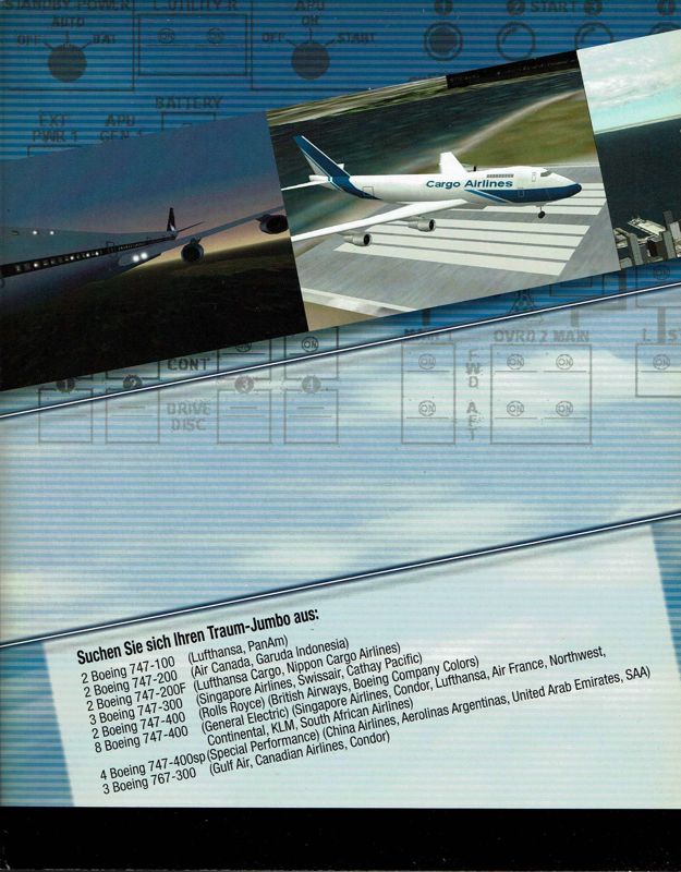 Inside Cover for Jumbo Jet 3 (Windows): Left