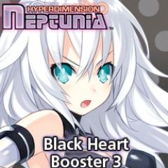 Front Cover for Hyperdimension Neptunia: Black Heart Booster 3 (PlayStation 3) (download release)