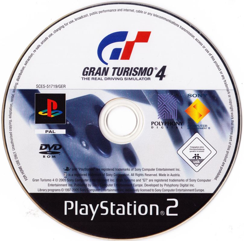 Gran Turismo 4 cover or packaging material - MobyGames