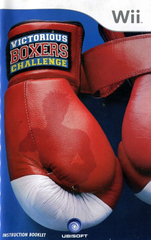 Manual for Victorious Boxers: Revolution (Wii): Front