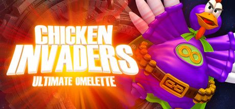 Front Cover for Chicken Invaders: Ultimate Omelette (Linux and Macintosh and Windows) (Steam release)