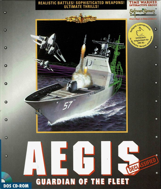 Front Cover for Aegis: Guardian of the Fleet (DOS)