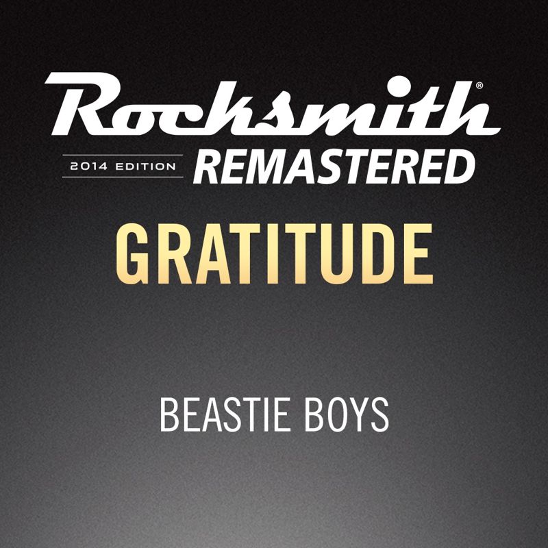 Front Cover for Rocksmith 2014 Edition: Remastered - Beastie Boys: Gratitude (PlayStation 3 and PlayStation 4) (download release)