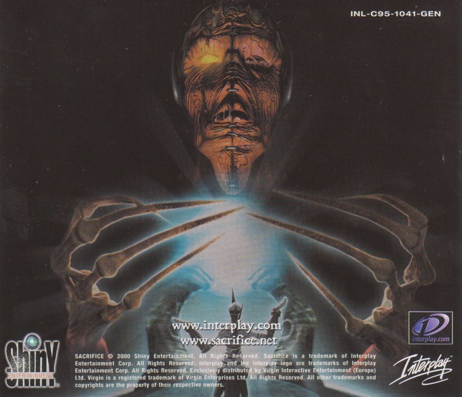 Other for Sacrifice (Blood Pack) (Windows): Jewel Case - Back