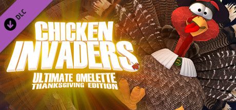 Front Cover for Chicken Invaders: Ultimate Omelette - Thanksgiving Edition (Linux and Macintosh and Windows) (Steam release)