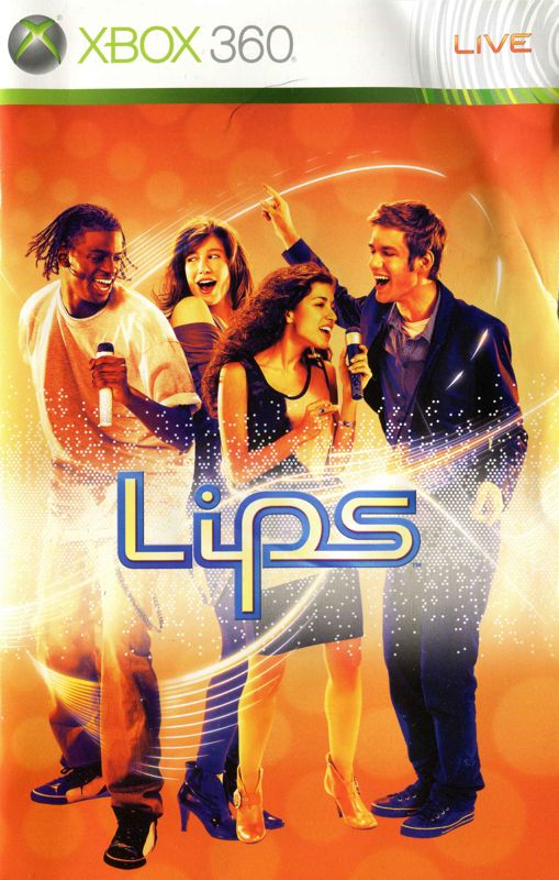 Manual for Lips (Xbox 360): Front