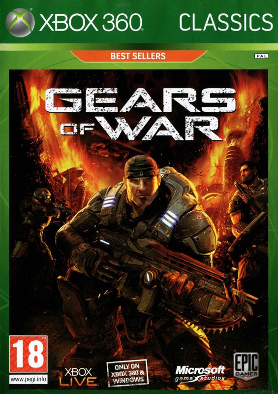 Front Cover for Gears of War (Xbox 360) (Classics release)